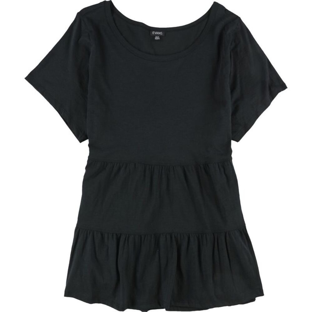 EVANS Womens Plus Size Tiered Tunic Blouse, NWT